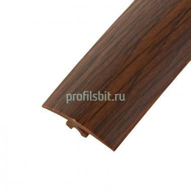 Гибкий порог ПВХ 40 мм Cezar Flex Line 106 Гикори 12 м