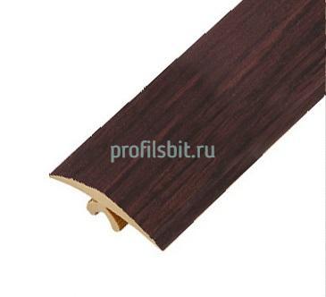 Гибкий порог ПВХ 40 мм Cezar Flex Line 109 Венге 12 м