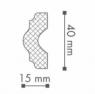 Декоративный молдинг NMC Wallstyl WL3 40х15 200 см