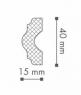 Потолочный плинтус NMC Nomastyl I 40х15 200 см