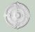 Декоративная потолочная розетка Orac Decor Purotouch R73 диаметром 70 см