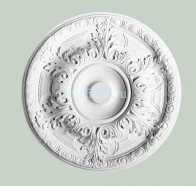 Декоративная потолочная розетка Orac Decor Purotouch R18 диаметром 49 см