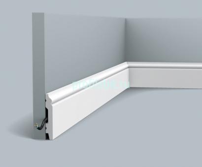Напольный плинтус с кабель-каналом Orac Decor Duropolymer SX165 2 м
