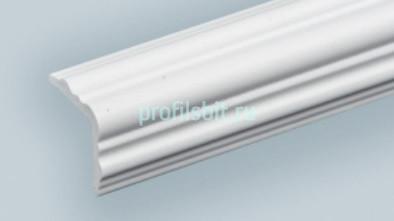 Отделочный уголок фигурный 20х20 мм Асви вспененный ПВХ 220 Белый 2,7 м