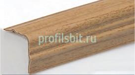 Отделочный уголок фигурный 30х30 мм Асви ПВХ 330 Вишня светлая 2,7 м
