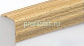 Отделочный уголок фигурный 30х30 мм Асви ПВХ 330 Бук 2,7 м