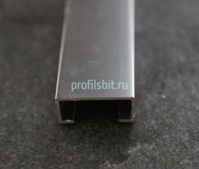 Алюминиевый П-профиль 10х10 мм Б-5 серебро люкс 3 м