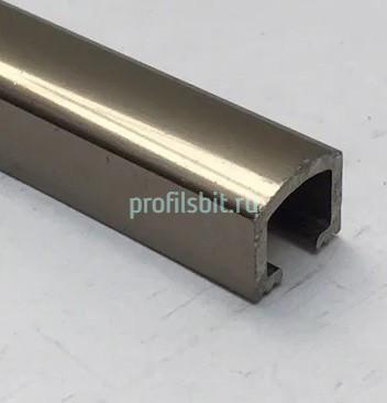 Алюминиевый П-профиль 8х10 мм Б-1 шампань люкс 2,7 м