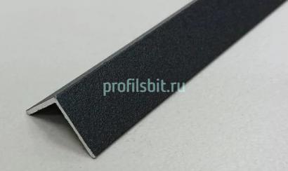 Алюминиевый уголок 30х30 мм ПБ30х30 черный муар 3 м