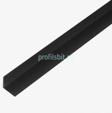 Алюминиевый уголок 40х40 мм ПБ40х40 антрацит муар 2,7 м