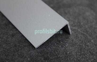 Алюминиевый уголок 70х14 мм ПБ70х14 серебро матовое 3 м
