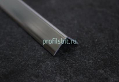 Алюминиевый уголок 20х20 мм ПН20х20 наружний серебро люкс 2,7 м