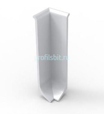 Уголок внутренний для плинтуса Мега-Трейд ЛП-80ув Серебристый