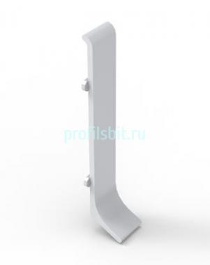 Соединитель для плинтуса Мега-Трейд ЛП-100ст серебристый