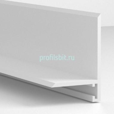 Алюминиевый микроплинтус Мега-Трейд МП-32 Серебристый 2м