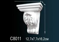 Декоративная консоль Перфект C8011 155х118х71 мм белый полиуретан