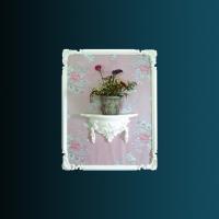 Декоративная полка Перфект K5016 235х450х151 мм белый полиуретан