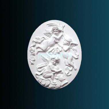 Декоративное панно Перфект K4049 550х430х45 мм белый полиуретан