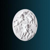 Декоративное панно Перфект K4050 550х430х45 мм белый полиуретан