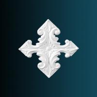 Декоративный орнамент Перфект G2012 167х167х17 мм белый полиуретан