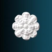 Декоративный орнамент Перфект G2043 127х127х17 мм белый полиуретан