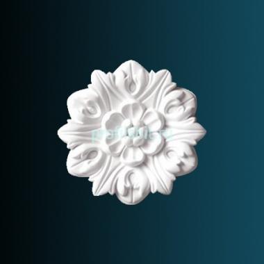 Декоративный орнамент Перфект G2046 195х195х35 мм белый полиуретан