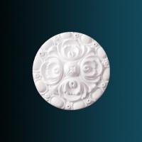 Декоративный орнамент Перфект G2048 130х130х26 мм белый полиуретан