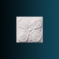 Декоративный орнамент Перфект G2054 51х51х20 мм белый полиуретан