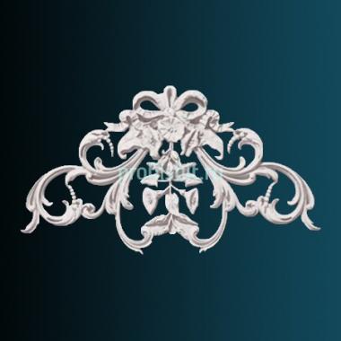 Декоративный орнамент Перфект G2071 305х564х20 мм белый полиуретан
