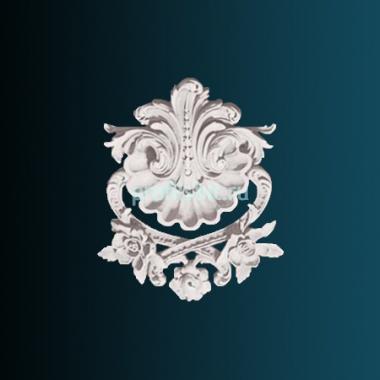 Декоративный орнамент Перфект G2073 252х203х33 мм белый полиуретан