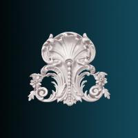 Декоративный орнамент Перфект G2080 305х267х25 мм белый полиуретан