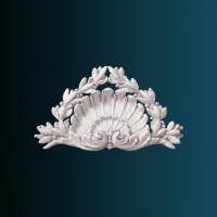 Декоративный орнамент Перфект G2081 133х210х16 мм белый полиуретан