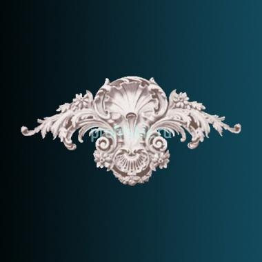 Декоративный орнамент Перфект G2084 270х500х35 мм белый полиуретан