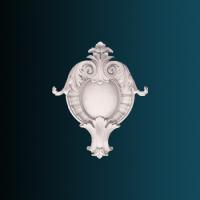 Декоративный орнамент Перфект G2091 372х305х32 мм белый полиуретан