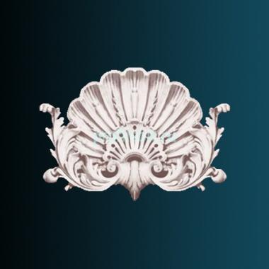 Декоративный орнамент Перфект G2092 250х350х35 мм белый полиуретан