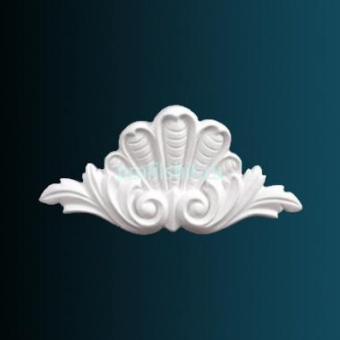 Декоративный орнамент Перфект G2119 70х140х20 мм белый полиуретан