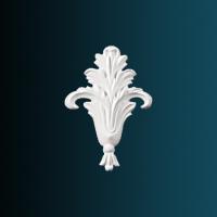 Декоративный орнамент Перфект G2123 115х79х13 мм белый полиуретан