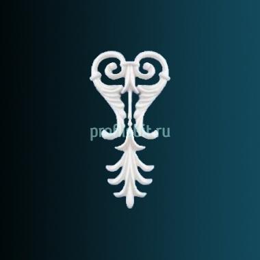 Декоративный орнамент Перфект G2151 200х102х18 мм белый полиуретан