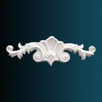 Декоративный орнамент Перфект G2171 98х300х33 мм белый полиуретан