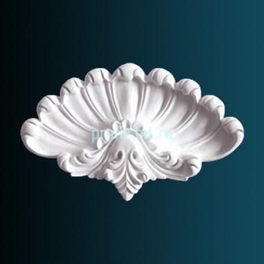 Декоративный орнамент Перфект G2195 233х382х36 мм белый полиуретан