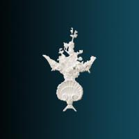 Декоративный орнамент Перфект G2207 320х210х32 мм белый полиуретан