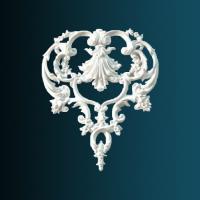 Декоративный орнамент Перфект G2209 229х187х15 мм белый полиуретан
