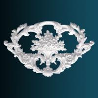 Декоративный орнамент Перфект G2212 187х300х25 мм белый полиуретан