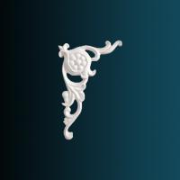 Декоративный орнамент Перфект G2313L 157х105х17 мм белый полиуретан