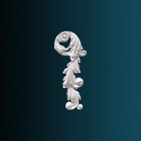 Декоративный орнамент Перфект G2327R 450х175х38 мм белый полиуретан