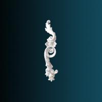 Декоративный орнамент Перфект G2330L 600х136х36 мм белый полиуретан