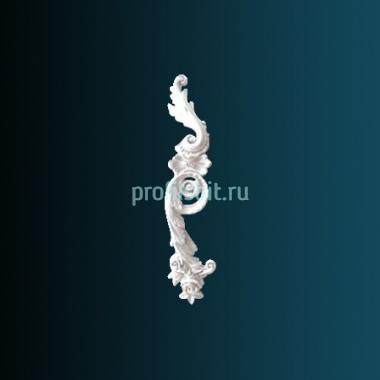 Декоративный орнамент Перфект G2330L 600х136х36 мм белый полиуретан