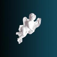 Декоративный орнамент Перфект G2333L 307х160х49 мм белый полиуретан