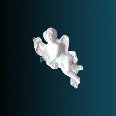 Декоративный орнамент Перфект G2333R 307х160х49 мм белый полиуретан