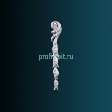 Декоративный орнамент Перфект G2335L 950х150х30 мм белый полиуретан